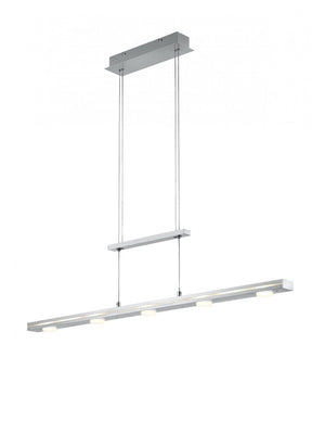 Sospensione Moderna Led Sopra e Sotto Lacal Nichel Trio Lighting