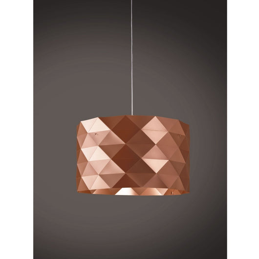 Sospensione 5 Luci in Metallo Cromato Cm. 40 x 25h