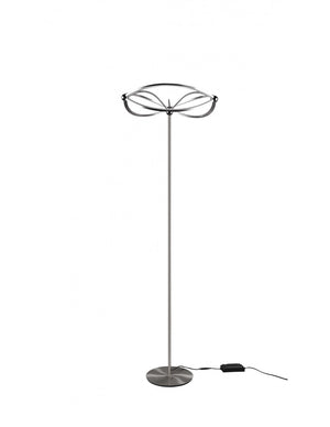Piantana Moderna Charivari Fiocco Led Nichel Trio Lighting