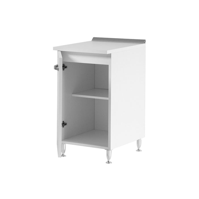 Mobile base per cucina Bianco Frassinato 1 anta Cm 40x50xH 85