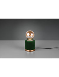 Piccola Lampada Tavolo Judy Velluto Verde Ø11 cm Trio Lighting