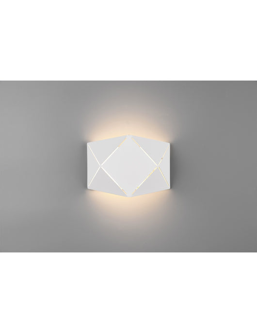 Applique Rettangolare Led Zandor Bianco L18 cm Trio Lighting