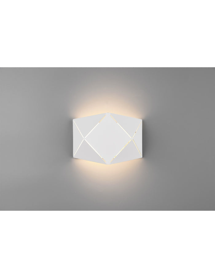 Applique Rettangolare Led Zandor Bianco L18 cm Trio Lighting