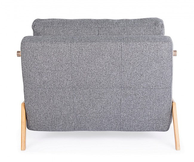 Divano letto 1p grigio 95x96x79 cm