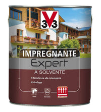 Impregnante Solvente 2,5 Noce Medio per Legno Esterno