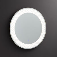 Specchio rotondo 70 cm con led illuminato