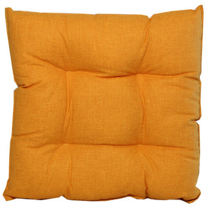 Coprisedia bordato fibra giallo