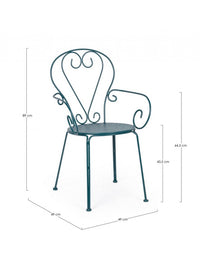 4x Sedia C-BR Etienne Ocean 49x49x89h