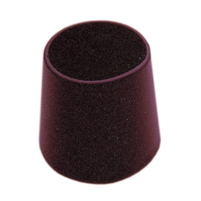 Sottosedie a goccia nero 30 mm - 8 pz