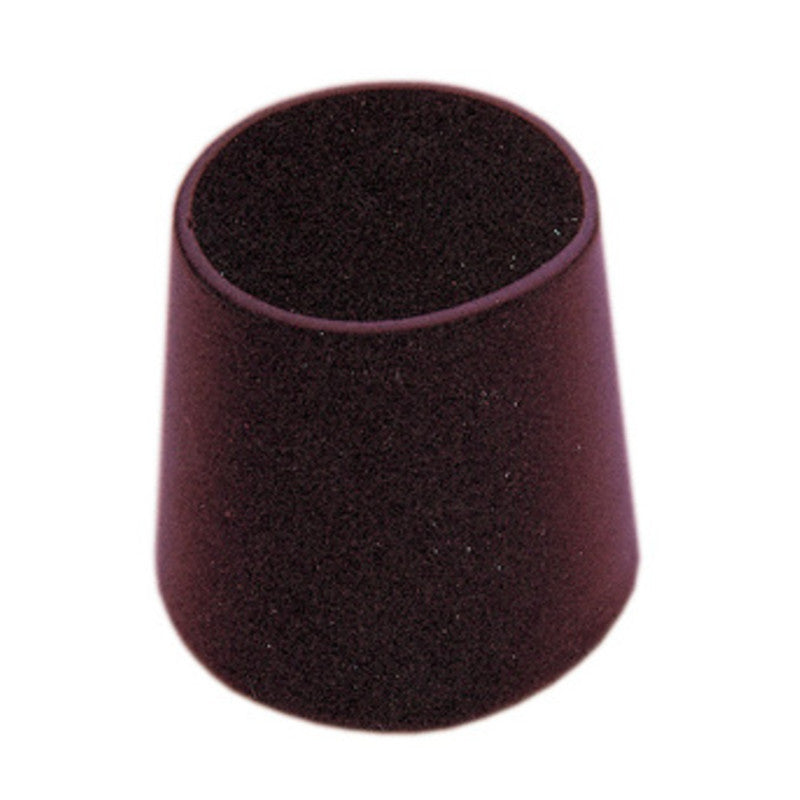 Sottosedie a goccia nero 30 mm - 8 pz
