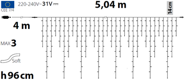 Ice Light 270 MiniLED MultiFLASH 504xH96cm