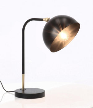 2x Lampada tavolo Glasgow nero 32,5x20x41h