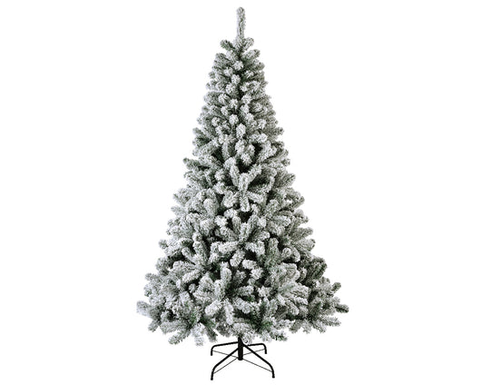 Albero Monarch Pine innevato H210 D126 cm