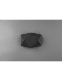 Applique Rettangolare Led Zandor Nero L18 cm Trio Lighting