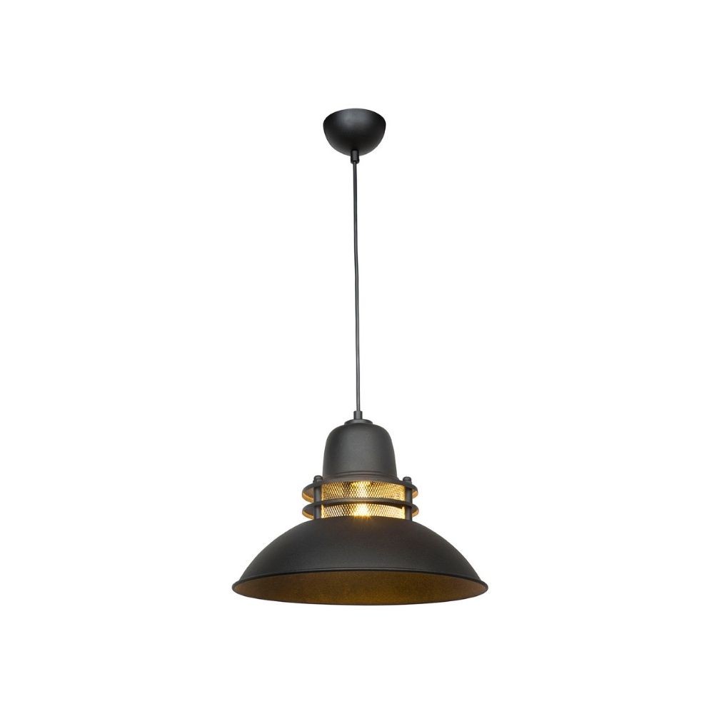Lampada a sospensione Tibet ASZ0871 nera stile industriale EFFEZ