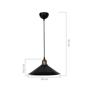 Lampada a sospensione Maya nera MDL4156 EFFEZ