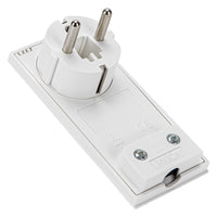 Spina volante piatta Schuko 16A 2P+T