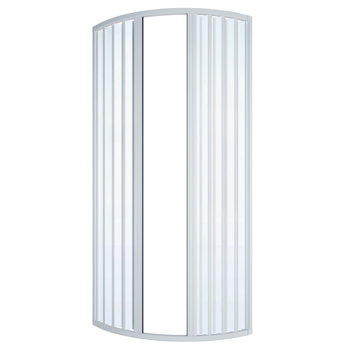 Box doccia circolare a soffietto cm 68-70 apertura laterale