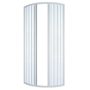 Box doccia circolare a soffietto cm 68-70 apertura laterale