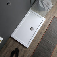 Piatto doccia rettangolare 120x80 bianco