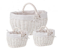 2x Cesta Alesha 26x20x15/21h e 46x32x24/33h