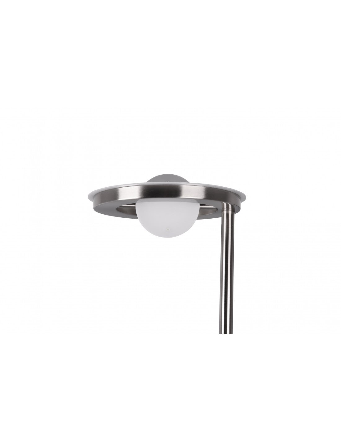 Piantana Led Dimmer con Spot da Lettura Barrie Nichel Trio Lighting