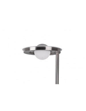 Piantana Led Dimmer con Spot da Lettura Barrie Nichel Trio Lighting