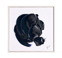 2x Dipinto c-c trilix nero 30x30x4,5h