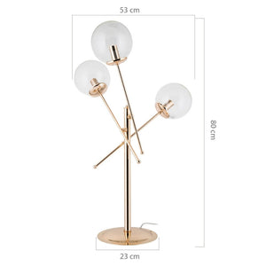 Lampada da tavolo oro 53x80 cm