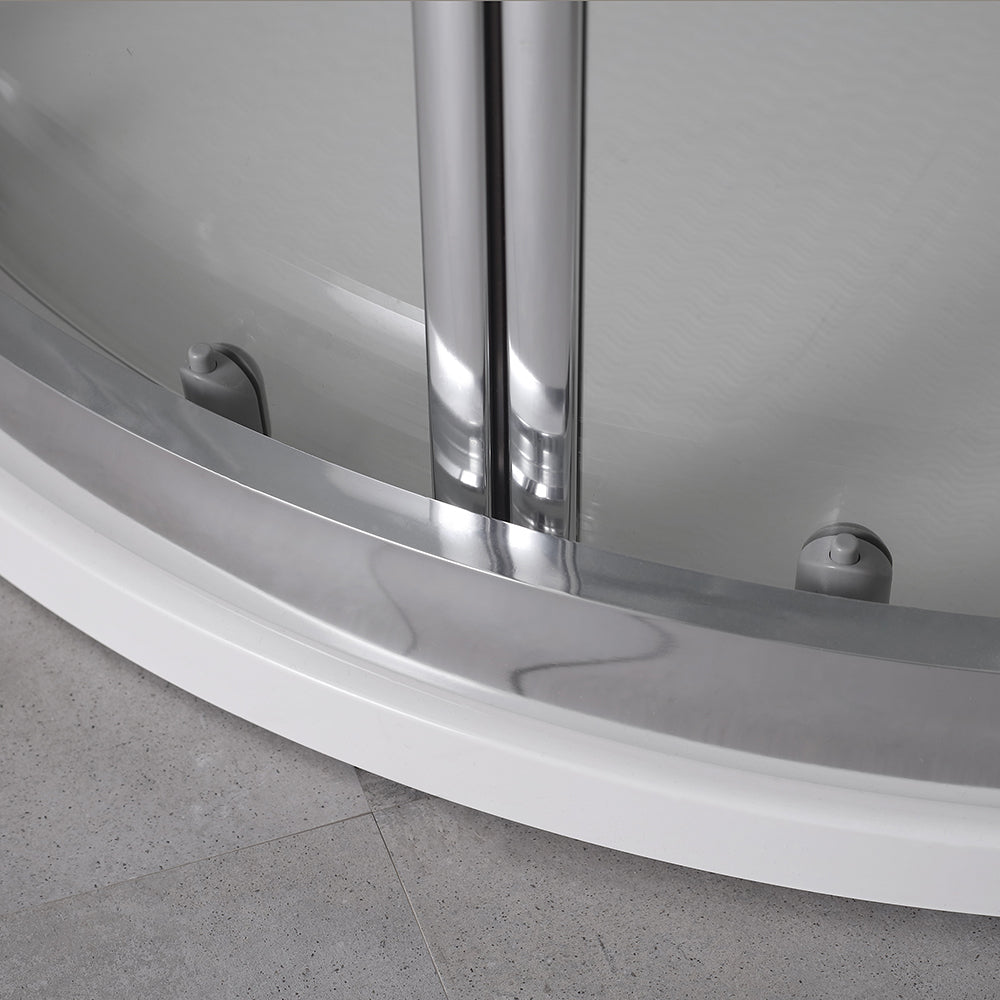 Box doccia semicircolare 80x80 trasparente