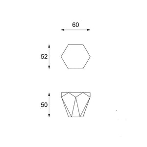 Tavolini moderno pietra beige cm 60 x 60 x h 50
