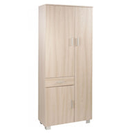 Armadio multiuso tre ante un cassetto Olmo Chiaro 77x34x h178 cm