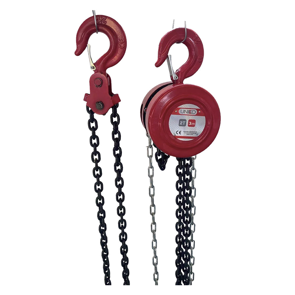 Paranco manuale a catena 2 tonnellate