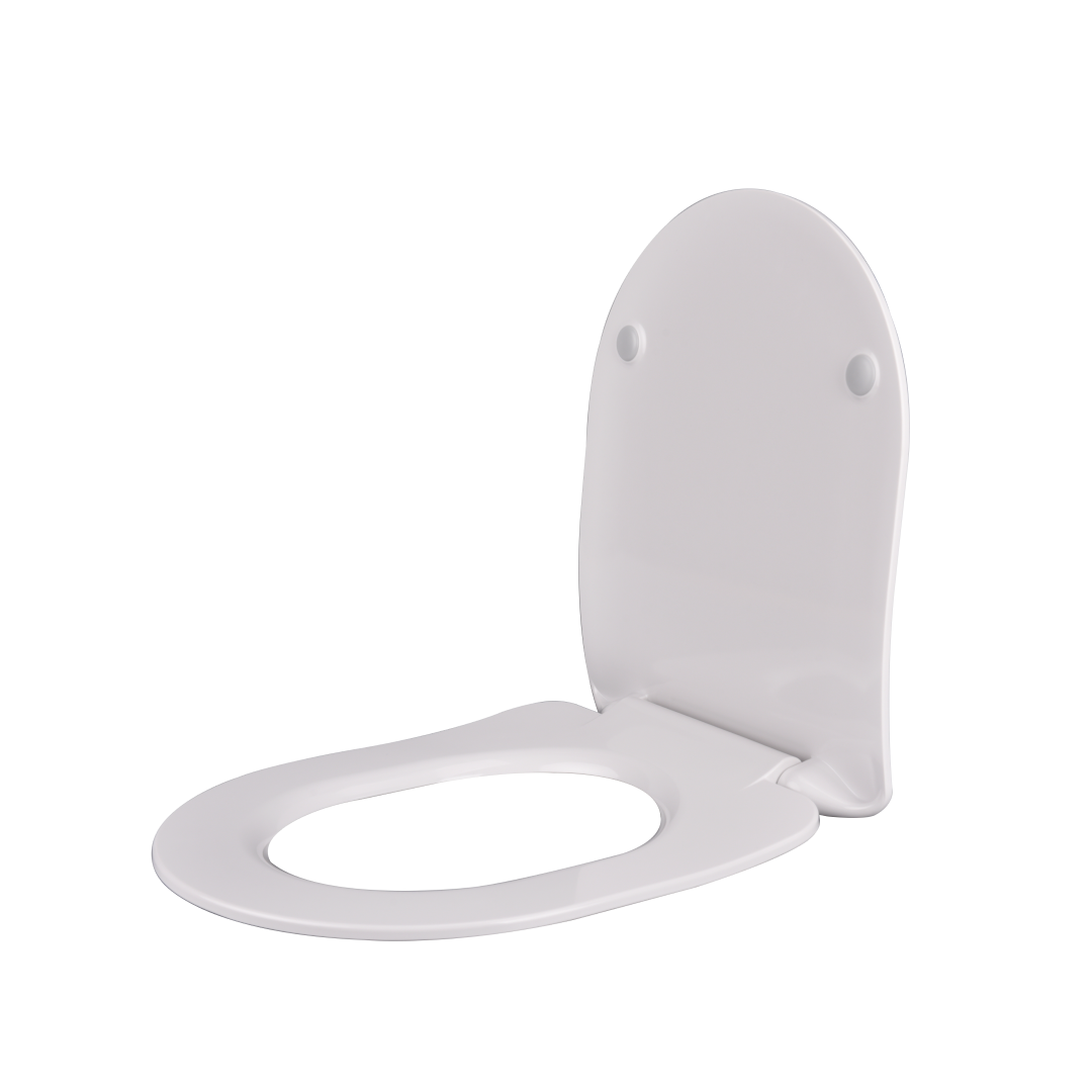 Sedile wc ammortizzato bianco lucido