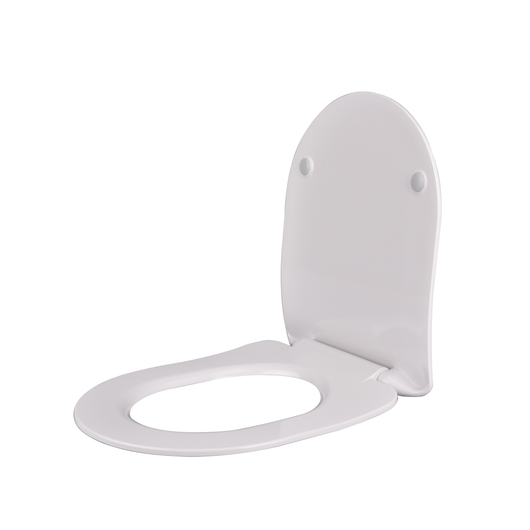 Sedile wc ammortizzato bianco lucido