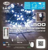 Catena 500 MaxiLED Diamante BIANCO 15F 4+50 ,5m