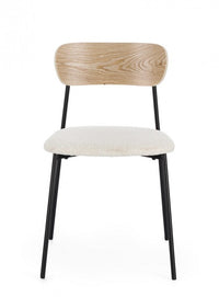 2x Sedia Geneviève Avorio 46x49x76.5h