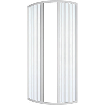 Box doccia circolare a soffietto cm 68-70 apertura laterale