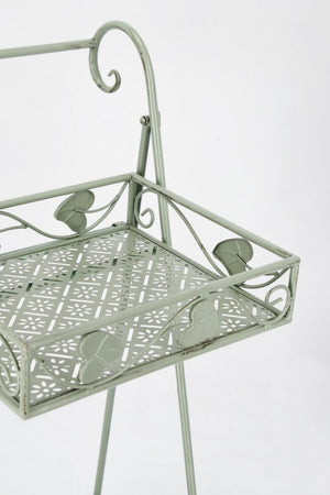 4x Sedia rettangolare in metallo 41x34x78h