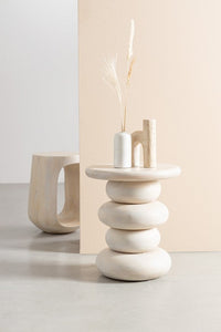 2x Candela tikar marmo beige 15x3,75x20h