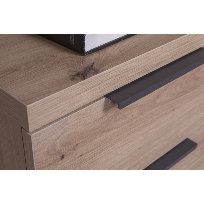 Scrivania con 1 anta e 4 cassetti H 77.80 x L146.00 x P60.10 cm