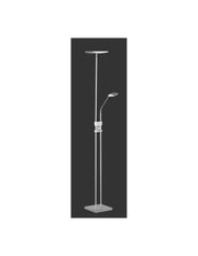 Piantana 2 Led Luke Nichel Luce Orientabile Trio Lighting