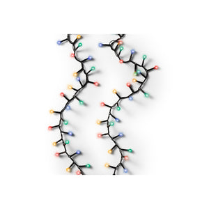 Luci LED Cherry Light nero/m.color 1100cm 8Funz OUT