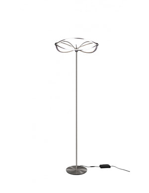 Piantana Moderna Charivari Fiocco Led Nichel Trio Lighting