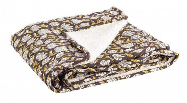 4x Plaid calais nero 130x180 cm