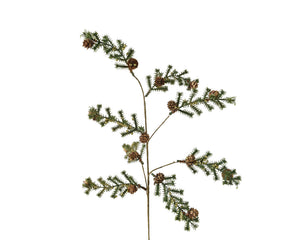 Perline glitterate spray verde 8x15x66 cm