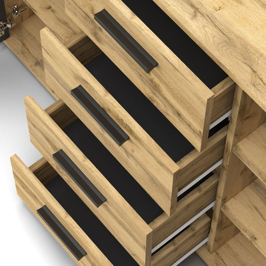 Credenza rovere wotan 120,2x85,3x32,5