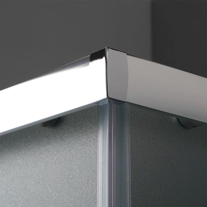 Box doccia angolare 90x90 cristallo opaco