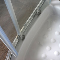 Box doccia semicircolare 80x80 cm trasparente