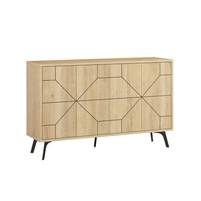 Madia rovere 123x35x77,4 cm